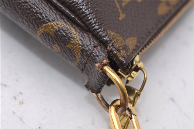 Auth Louis Vuitton Monogram Pochette Accessoires Shoulder Cross Body Pouch 5551D