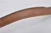 Authentic CELINE Macadam Blason Shoulder Cross Body Bag PVC Leather Brown 5551E