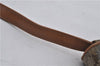 Authentic CELINE Macadam Blason Shoulder Cross Body Bag PVC Leather Brown 5551E