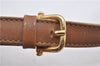 Authentic CELINE Macadam Blason Shoulder Cross Body Bag PVC Leather Brown 5551E