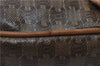 Authentic CELINE Macadam Blason Shoulder Cross Body Bag PVC Leather Brown 5551E
