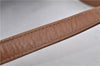 Authentic CELINE Macadam Blason Shoulder Cross Body Bag PVC Leather Brown 5551E