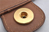 Authentic CELINE Macadam Blason Shoulder Cross Body Bag PVC Leather Brown 5551E