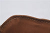 Authentic CELINE Macadam Blason Shoulder Cross Body Bag PVC Leather Brown 5551E