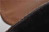 Authentic CELINE Macadam Blason Shoulder Cross Body Bag PVC Leather Brown 5551E