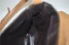 Authentic CELINE Macadam Blason Shoulder Cross Body Bag PVC Leather Brown 5551E