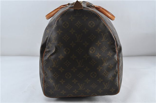 Authentic Louis Vuitton Monogram Keepall 55 Travel Boston Bag M41424 LV 5554D