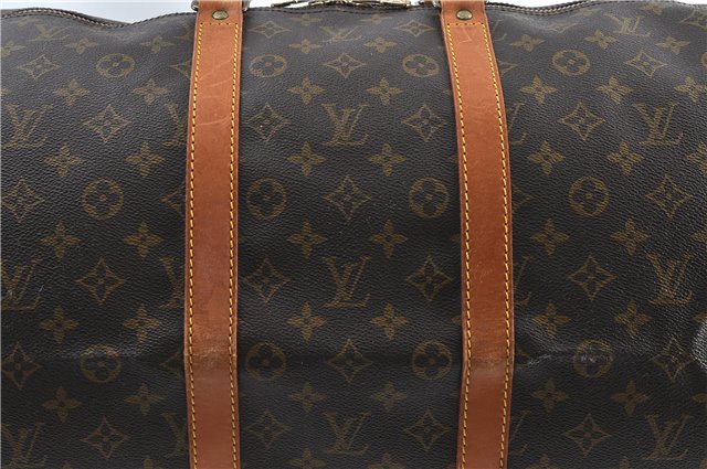 Authentic Louis Vuitton Monogram Keepall 55 Travel Boston Bag M41424 LV 5554D