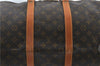 Authentic Louis Vuitton Monogram Keepall 55 Travel Boston Bag M41424 LV 5554D
