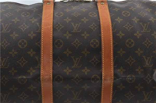 Authentic Louis Vuitton Monogram Keepall 55 Travel Boston Bag M41424 LV 5554D