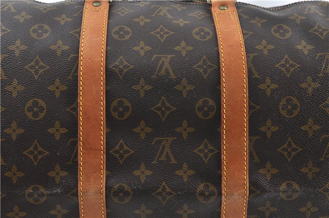 Authentic Louis Vuitton Monogram Keepall 55 Travel Boston Bag M41424 LV 5554D