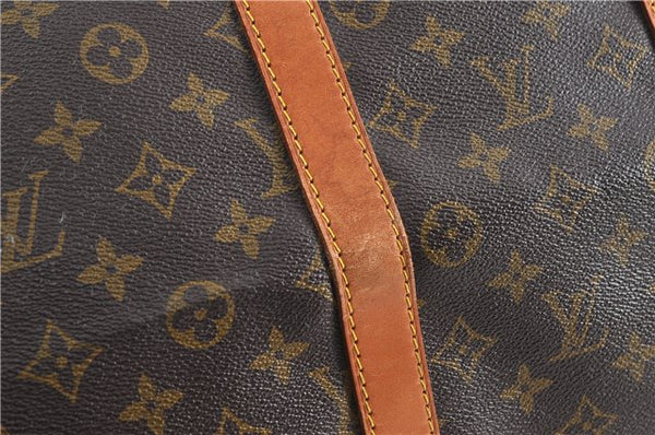 Authentic Louis Vuitton Monogram Keepall 55 Travel Boston Bag M41424 LV 5554D