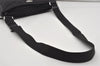 Authentic PRADA Nylon Tessuto Leather Shoulder Cross Body Bag Black 5554I