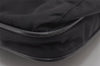 Authentic PRADA Nylon Tessuto Leather Shoulder Cross Body Bag Black 5554I