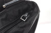 Authentic PRADA Nylon Tessuto Leather Shoulder Cross Body Bag Black 5554I