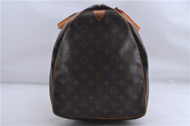 Authentic Louis Vuitton Monogram Keepall 55 Travel Boston Bag M41424 LV 5555D