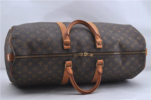 Authentic Louis Vuitton Monogram Keepall 55 Travel Boston Bag M41424 LV 5555D