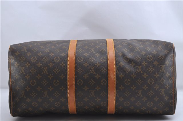 Authentic Louis Vuitton Monogram Keepall 55 Travel Boston Bag M41424 LV 5555D