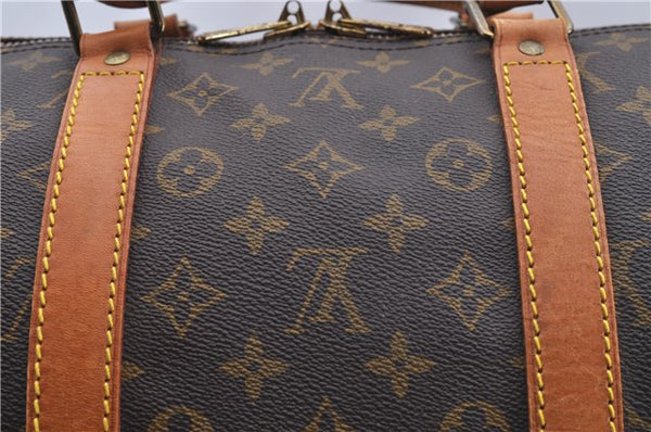 Authentic Louis Vuitton Monogram Keepall 55 Travel Boston Bag M41424 LV 5555D