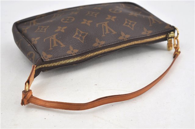 Authentic Louis Vuitton Monogram Pochette Accessoires Pouch M51980 LV 5556D
