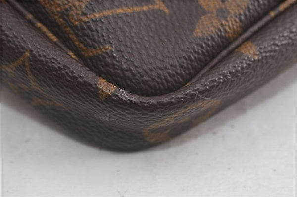 Authentic Louis Vuitton Monogram Pochette Accessoires Pouch M51980 LV 5556D
