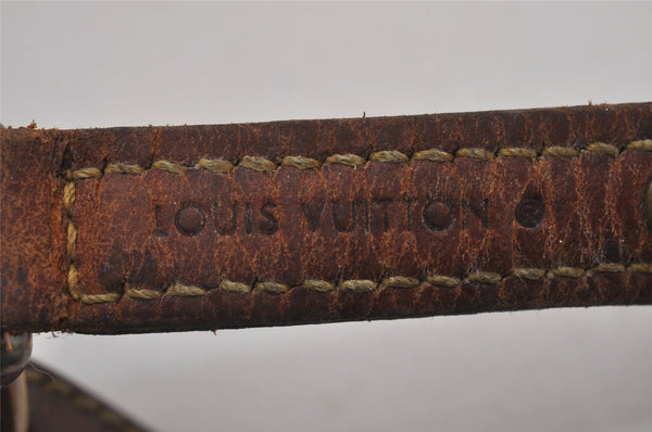 Auth Louis Vuitton Monogram Collier Baxter PM Leash Baxter MM M58072 LV 5556I