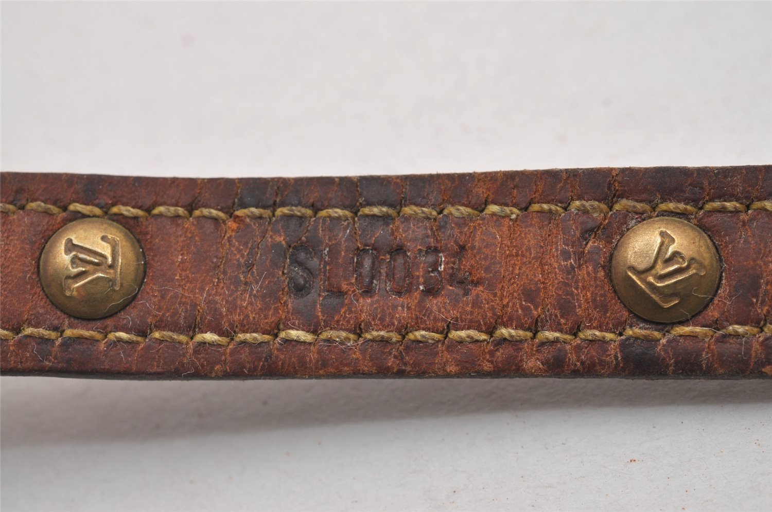 Auth Louis Vuitton Monogram Collier Baxter PM Leash Baxter MM M58072 LV 5556I