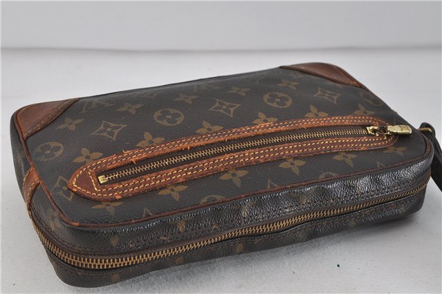Auth LOUIS VUITTON Monogram Marly Dragonne GM Clutch Hand Bag M51825 LV 5558C