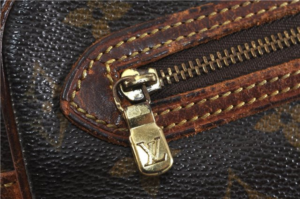 Auth LOUIS VUITTON Monogram Marly Dragonne GM Clutch Hand Bag M51825 LV 5558C