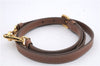 Authentic PRADA Logo Jacquard Canvas Leather 2Way Shoulder Hand Bag Brown 5558D