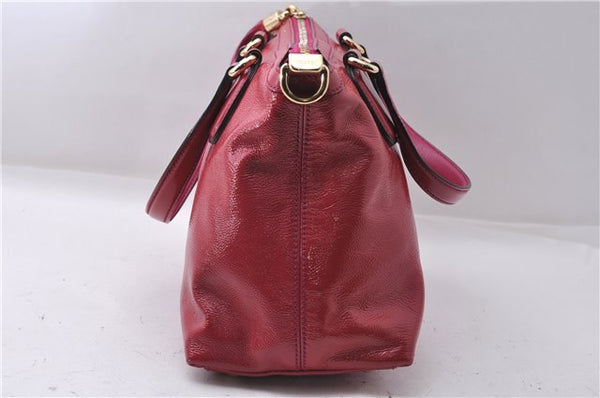 Authentic GUCCI SOHO Tassel 2Way Shoulder Hand Bag Enamel 308362 Pink 5559D