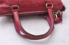 Authentic GUCCI SOHO Tassel 2Way Shoulder Hand Bag Enamel 308362 Pink 5559D