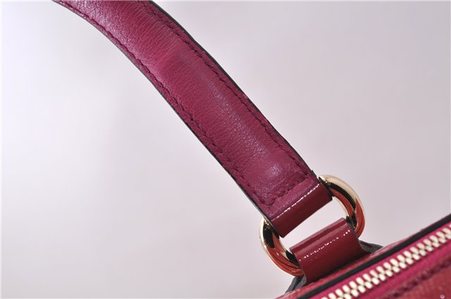 Authentic GUCCI SOHO Tassel 2Way Shoulder Hand Bag Enamel 308362 Pink 5559D