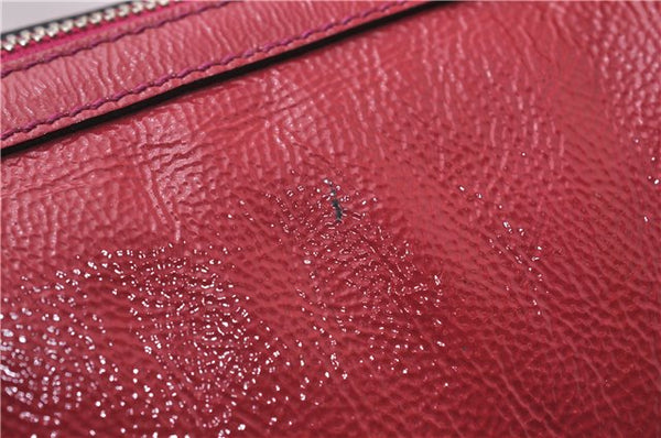 Authentic GUCCI SOHO Tassel 2Way Shoulder Hand Bag Enamel 308362 Pink 5559D