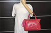Authentic GUCCI SOHO Tassel 2Way Shoulder Hand Bag Enamel 308362 Pink 5559D