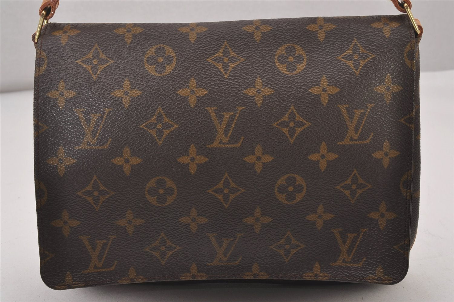 Authentic Louis Vuitton Monogram Musette Tango Shoulder Bag M51257 LV 5560I