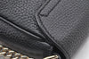 Authentic GUCCI SOHO Chain Shoulder Cross Body Bag Leather 536224 Black 5561I