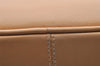Authentic GUCCI Bamboo Chain Shoulder Cross Body Bag Leather Beige Junk 5562I
