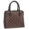 Authentic Louis Vuitton Damier Brera Hand Bag N51150 LV 5563D