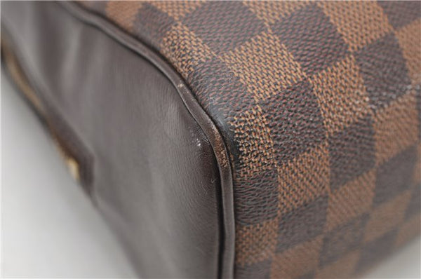 Authentic Louis Vuitton Damier Brera Hand Bag N51150 LV 5563D