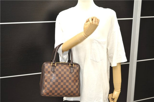 Authentic Louis Vuitton Damier Brera Hand Bag N51150 LV 5563D