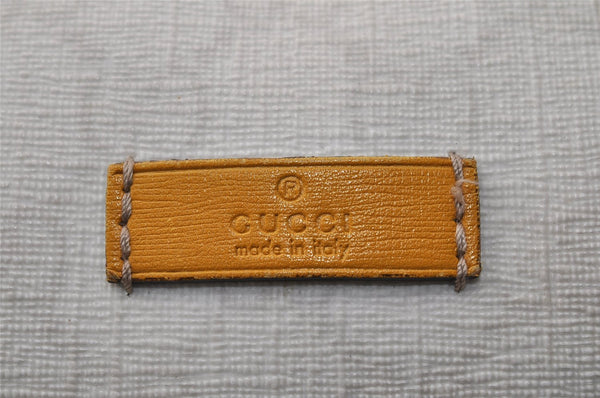 Authentic GUCCI Hand Boston Bag Purse GG PVC Leather 193604 White 5564I