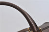 Authentic GUCCI Vintage 2Way Shoulder Doctors Bag Leather Brown 5565C