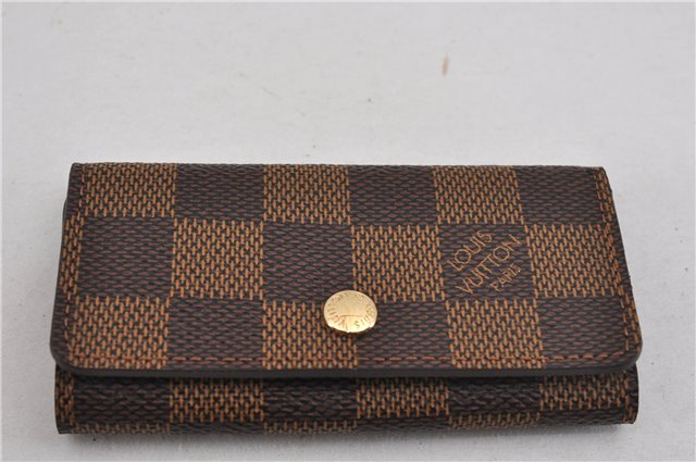 Authentic Louis Vuitton Damier Multicles 4 Key Case Holder N62631 LV Box 5566F