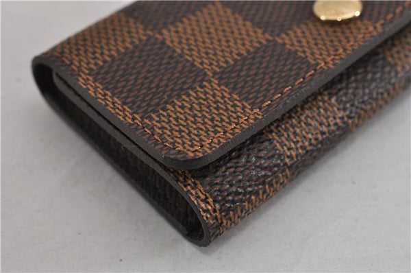 Authentic Louis Vuitton Damier Multicles 4 Key Case Holder N62631 LV Box 5566F