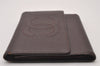 Authentic CHANEL Caviar Skin Vintage CC Logo Trifold Wallet Purse Wine Red 5566I