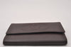 Authentic CHANEL Caviar Skin Vintage CC Logo Trifold Wallet Purse Wine Red 5566I