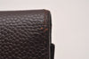 Authentic CHANEL Caviar Skin Vintage CC Logo Trifold Wallet Purse Wine Red 5566I