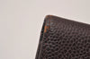 Authentic CHANEL Caviar Skin Vintage CC Logo Trifold Wallet Purse Wine Red 5566I