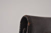 Authentic CHANEL Caviar Skin Vintage CC Logo Trifold Wallet Purse Wine Red 5566I